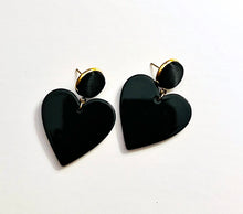 Load image into Gallery viewer, Heart of Glass Statement Earrings