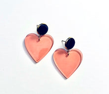 Load image into Gallery viewer, Heart of Glass Statement Earrings