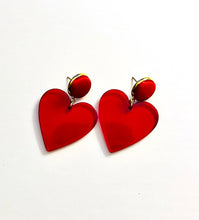Load image into Gallery viewer, Heart of Glass Statement Earrings
